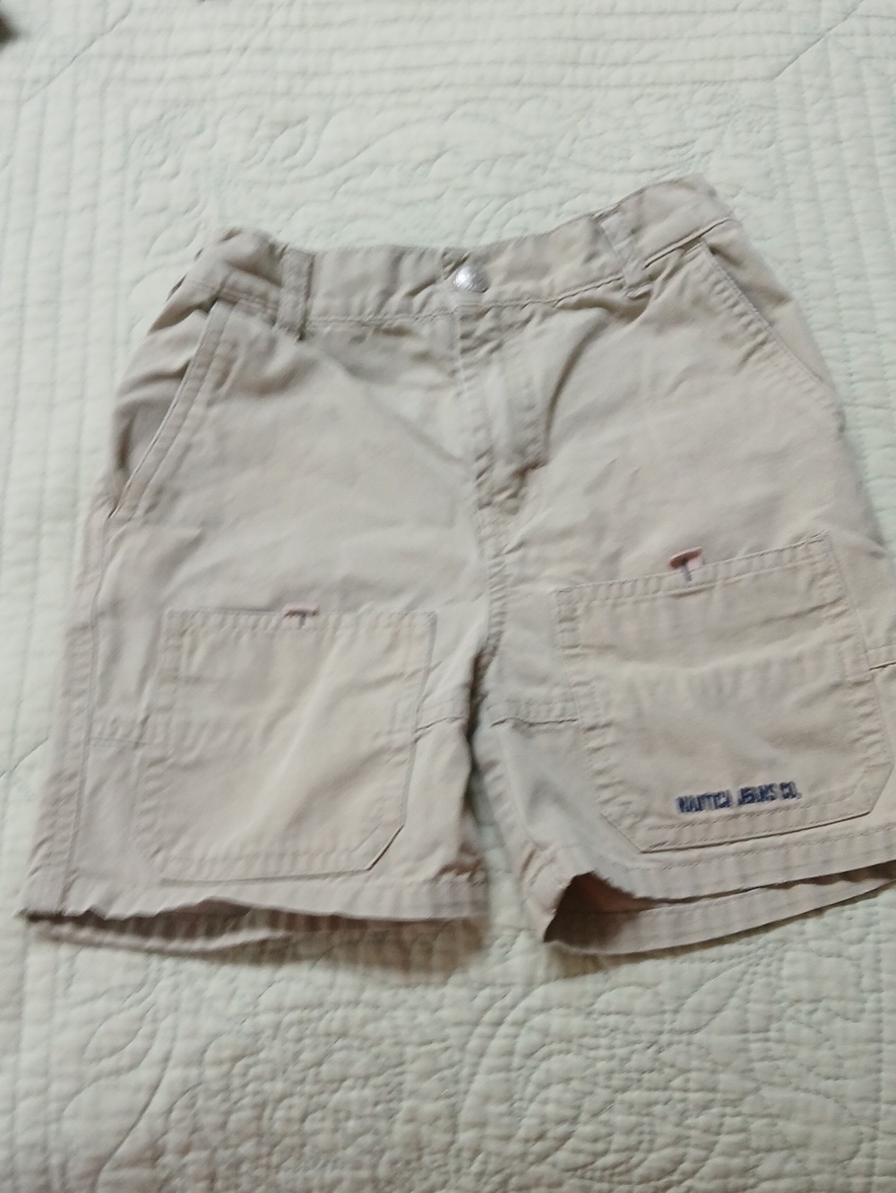 Nautica Boys Khaki Cargo Shorts